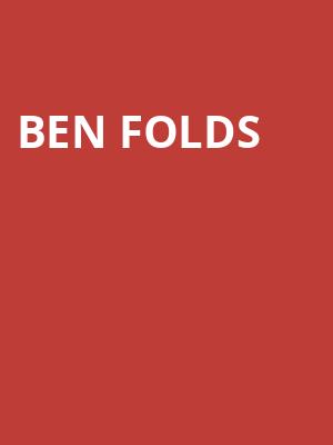 Ben Folds, Grand Opera House, Wilmington