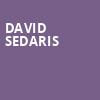 David Sedaris, Grand Opera House, Wilmington